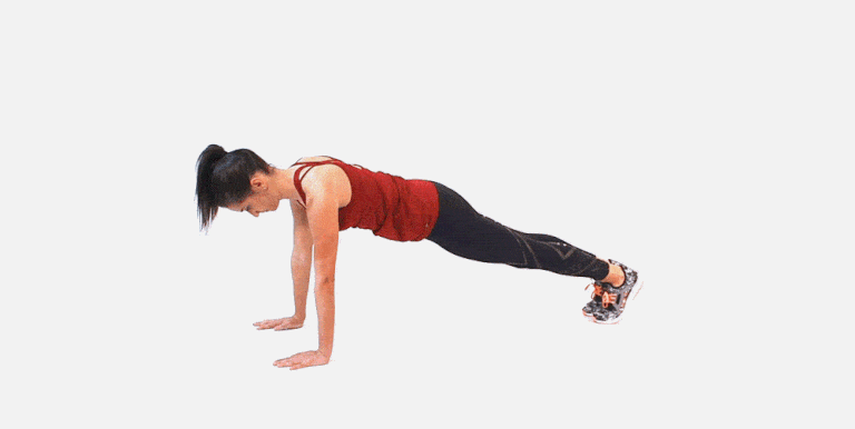exercice de gainage femme planche dynamique