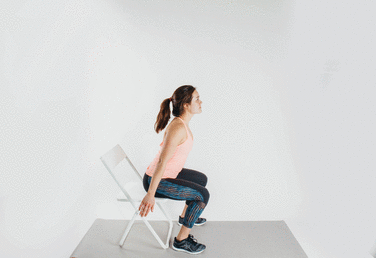 exercice fitness avec chaise